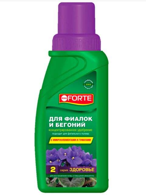Bona Forte Для фиалок и бегоний ЗДОРОВЬЕ цена 0 руб. фото 1 — PlantMart